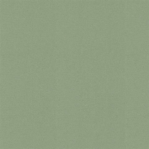 Meade Green Fine Weave Wallpaper