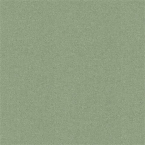 Meade Green Fine Weave Wallpaper