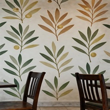 Mediterranean Olive Grove Commercial Wallpaper