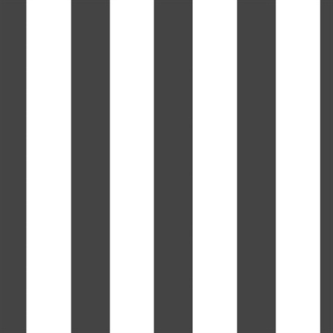 Medium Stripe Black Black Wallpaper