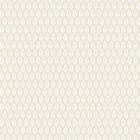 Mehndi Neutral Mediterranean Small Medallion Wallpaper