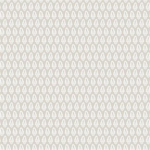 Mehndi Taupe Mediterranean Small Medallion Wallpaper
