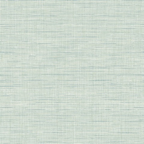 Mei Stringcloth Textile Calming Mint Wallpaper