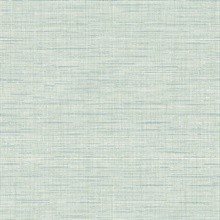 Mei Stringcloth Textile Calming Mint Wallpaper