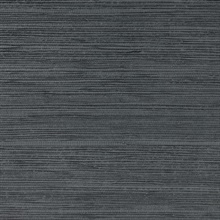 Meilin Black Slate Grasscloth Wallpaper