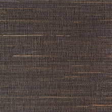 Meilin Chocolate Natural Grasscloth Wallpaper