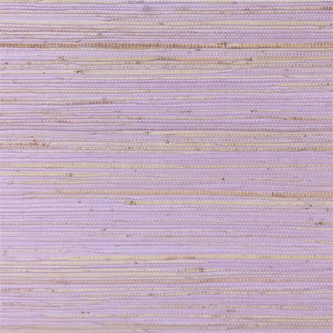 Meilin Deep Purple Natural Grasscloth Wallpaper