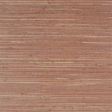 Meilin Sunset Orange Natural Grasscloth Wallpaper