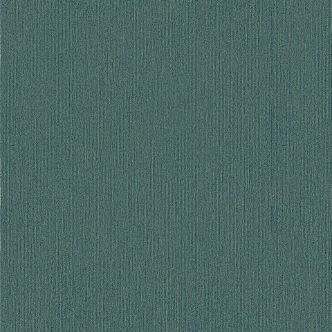 Melvin Teal Textured Vertical Stria Wallpaper