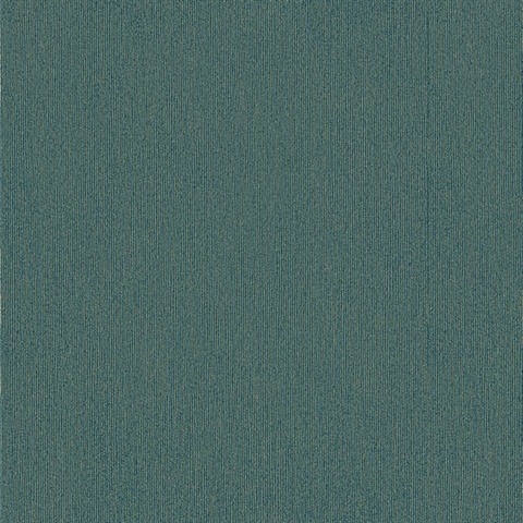 Melvin Teal Textured Vertical Stria Wallpaper