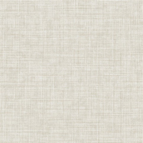 Mendocino Beige Linen Wallpaper