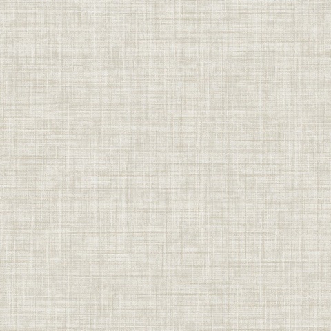 Mendocino Beige Linen Wallpaper