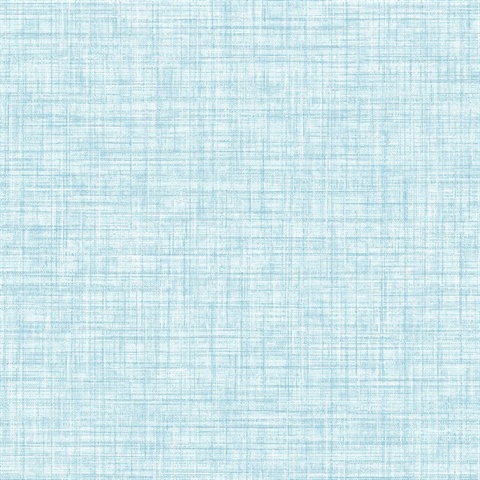 Mendocino Blue Linen Wallpaper