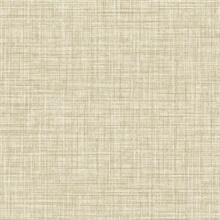 Mendocino Light Brown Linen Wallpaper