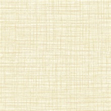 Mendocino Light Yellow Linen Wallpaper