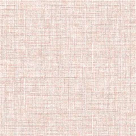 Mendocino Rose Linen Wallpaper