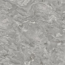 Meness Grey Distressed Marble Wallpaper