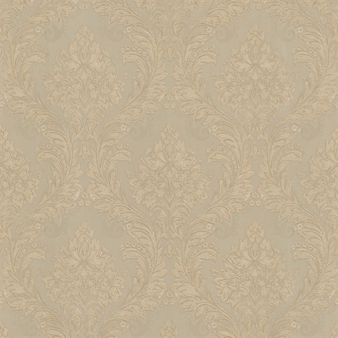 Mercutio Brass Damask