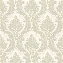 Mercutio Light Green Damask