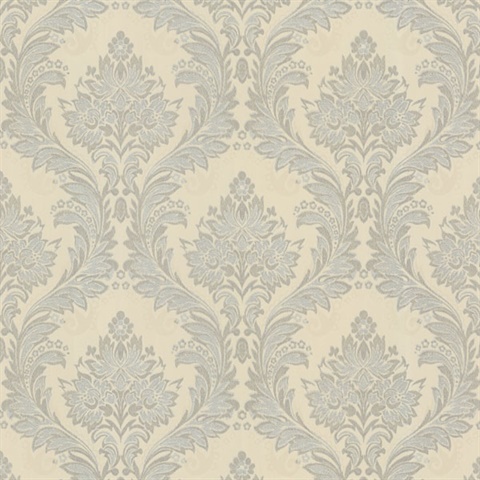 Mercutio Silver Damask