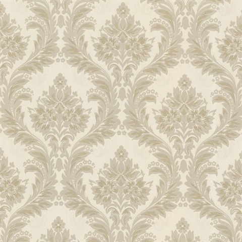 Mercutio Taupe Damask