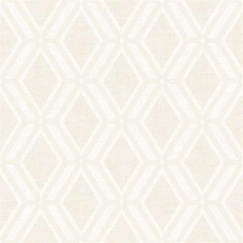 Mersenne Taupe Geometric Textured Wallpaper