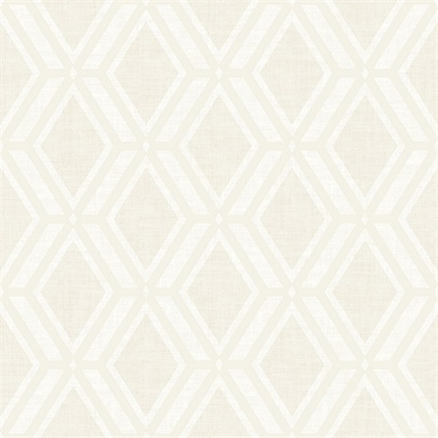 Mersenne Taupe Geometric Textured Wallpaper