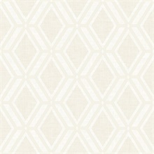 Mersenne Taupe Geometric Textured Wallpaper