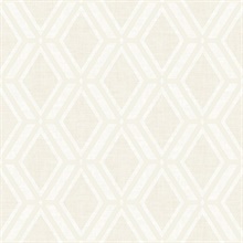 Mersenne Taupe Geometric Textured Wallpaper