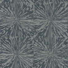 Metallic Blue Squareburst Wallpaper