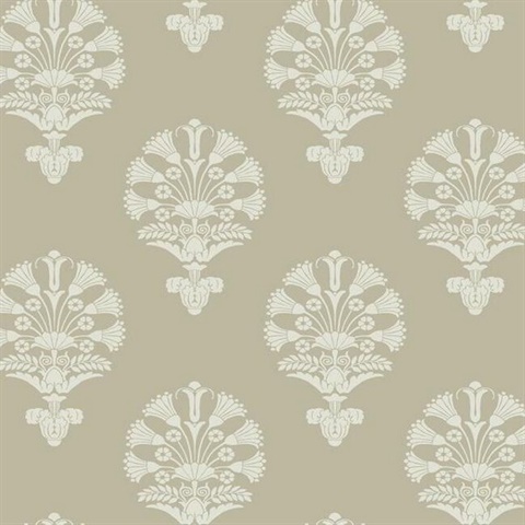 Metallic Glint Luxor Medallion Traditional Wallpaper