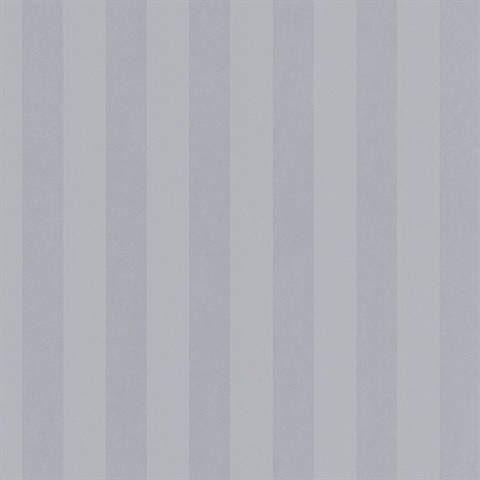Metallic Silver and Grey Matte Shiny Emboss Stipe Prepasted Wallpaper