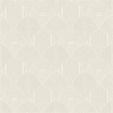Meyberg Ivory Geometric Wallpaper
