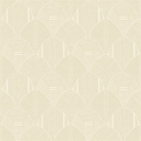 Meyberg Khaki Geometric Wallpaper