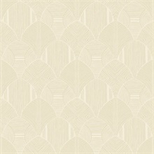Meyberg Khaki Geometric Wallpaper