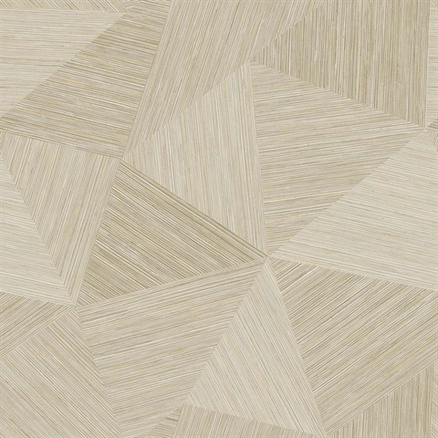 Middleton Beige Geometric Faux Wood
