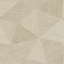 Middleton Beige Geometric Faux Wood