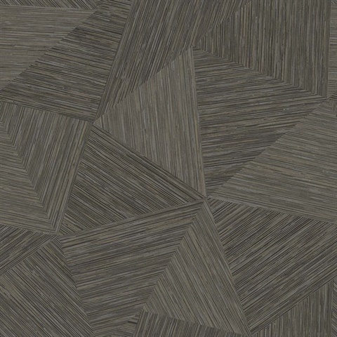 Middleton Dark Grey Geometric Faux Wood