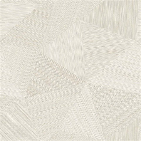 Middleton Light Beige Geometric Faux Wood
