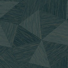 Middleton Turquoise Geometric Faux Wood