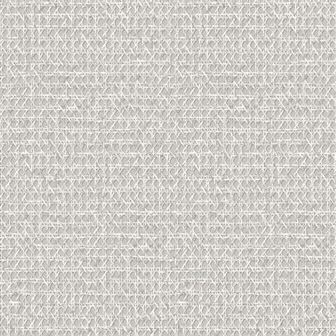 Mika Weave Harbor Grey Wallpaper