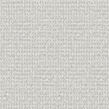 Mika Weave Harbor Grey Wallpaper
