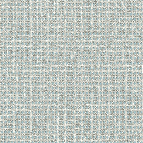 Mika Weave Oceanside Wallpaper