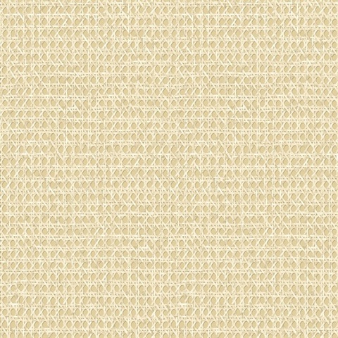 Mika Weave Wheat Wallpaper