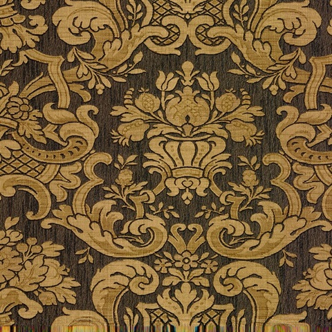 Milano Brown Damask