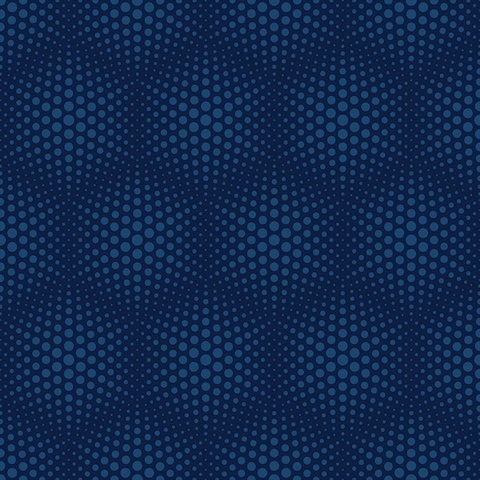 Milo Blue Bubble Geometric Wallpaper