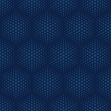 Milo Blue Bubble Geometric Wallpaper