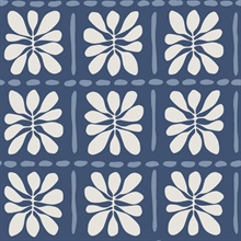 Mimosa Fleur Ultramarine Wallpaper