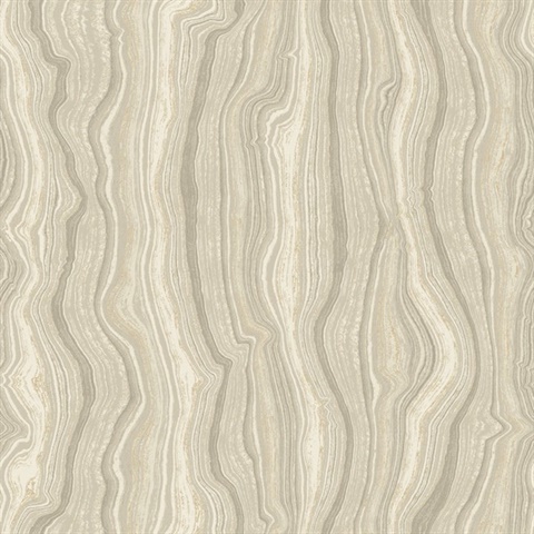 Mineral Shimmer Warm Neutral & Pearl Marble Wallpaper
