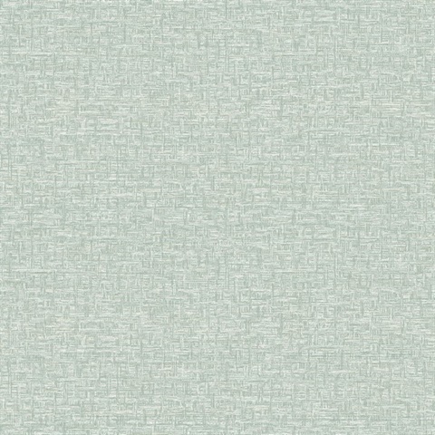 Minerva Teal Texture Geometric Crosshatch Line Wallpaper